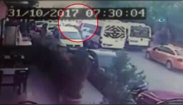 Servis şoförüne silahlı saldırı anı kamerada