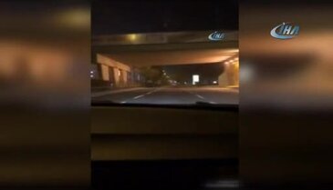 Bursa'da ters şeritten ilerleyen sürücü faciaya yol açıyordu
