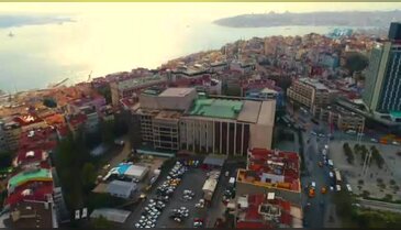 AKM yıkılmadan önce son kez havadan görüntülendi
