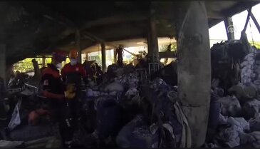 Bursa'da fabrikasındaki patlamada fabrika içinden görüntüler