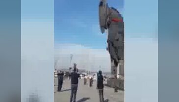 Truva Atı'ndan düşen adam öldü