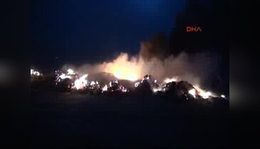 Denizli'de korkutan yangın: Kilometrelerce uzaktan görüldü