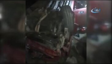 Bursa'da takla atan araçtan yaralı olarak kurtarıldı