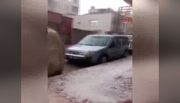Dolu böyle vurdu! Ciddi hasar var - 2