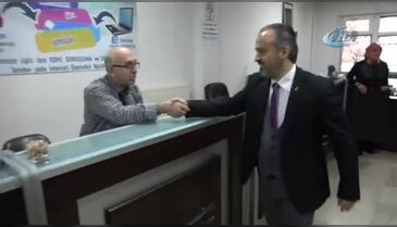 Aktaş, Bursa İnegöl Belediyesi personeliyle vedalaştı
