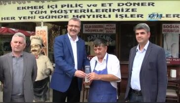 Bursa'da 50 yıllık sanayi esnafına ödül
