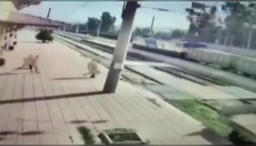 Korkunç kaza kamerada! Küçük çocuk trenin altında can verdi