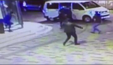 "Palalı Sabri"nin vurulma anı kamerada
