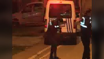 Polis saldırganı vurarak durdurdu