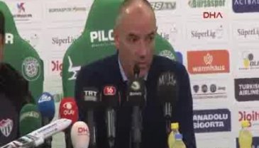 Bursaspor Teknik Direktörü Le Guen: Şanslı bir şekilde galip geldik