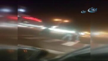 Bursa'da kırmızı ışıkta birdirbir oynadılar