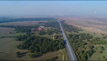 Bursa'da Arap ve İngiliz atlarını karayolu ayırıyor