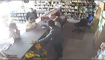 Müşteriye tokat kamerada