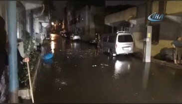 Bursa'da yağmur yağdı, evleri su bastı