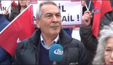 Vatan Partisi Bursa İl Başkanlığı, ABD ve İsrail protesto etti