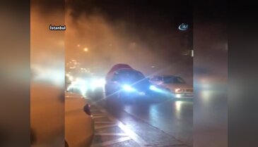 Önce yolu kestiler sonra da defalarca havaya ateş açtılar