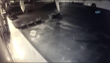 Saldırganın filmleri aratmayan kaçışı!