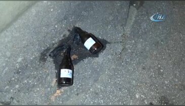 Bursa'da Suriyelilerin yaşadığı eve molotoflu saldırı!