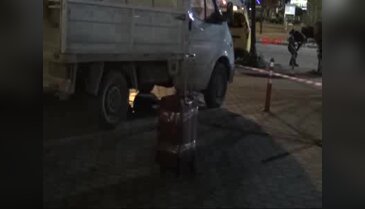 Bursa'nın İnegöl ilçesinde şüpheli bavul alarmı