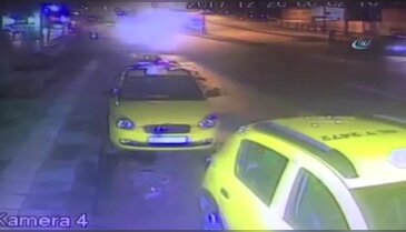 Ankara'daki ölümlü kaza güvenlik kameralarına yansıdı