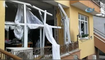 Bursa'da tüp bomba gibi patladı: 1 yaralı