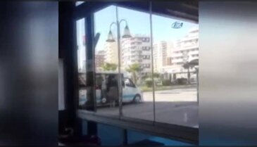 Köpeğin dolmuşa binme çabası güldürdü