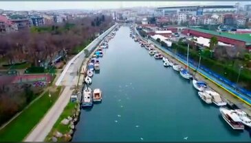 Kurbağalıdere Köprüsü'nın yıkımı havadan görüntülendi
