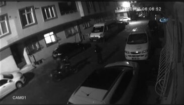 İstanbul'da motosiklet hırsızlığı kamerada