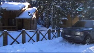 Bursa'da orman evlerine yılbaşı akını