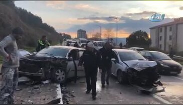 Bursa Gemlik çevre yolunda kaza: 5 yaralı
