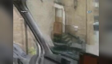 Polis otosunun önünü kestiler