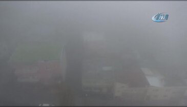 Bursa'da yoğun sis, Uludağ'da kar etkili oldu
