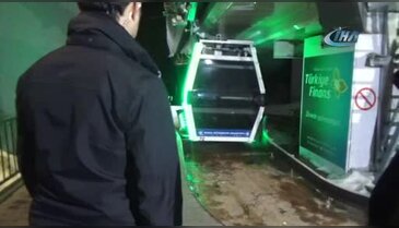 Çavuşoğlu ve Eroğlu'nun Bursa'da teleferik keyfi