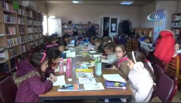 Bursa Yenişehir'de herkesi kütüphaneye götüren proje!