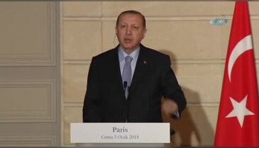 Erdoğan'dan Fransız gazeteciye sert cevap