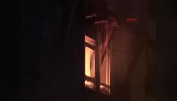 Bursa'da yangına müdahale eden itfaiyeye saldırmaya çalıştılar