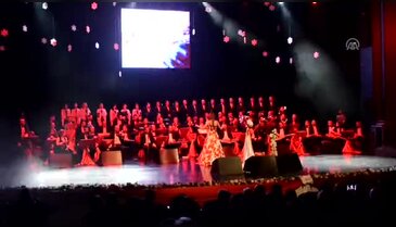 Bursa'da bandodan kış konseri