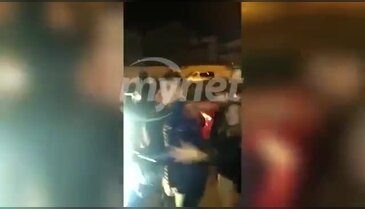 Oyuncu Feyza Civelek'in polisi ısırdığı görüntüler ortaya çıktı