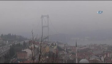 İstanbul'dan sis manzaraları