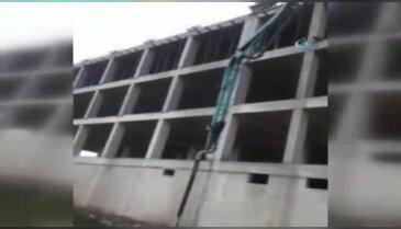 İnşaat işçisi ölüme böyle meydan okudu
