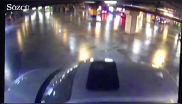 AVM otoparkında drift kamerada!