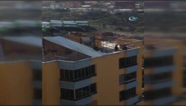 İş güvenliğini hiçe saydı, cambazlık yaptı