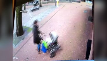 Anne ile bebeği ölümden son anda kurtuldu