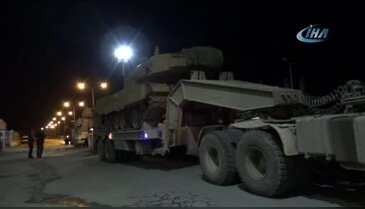 Türk tankları Suriye'ye geçiyor