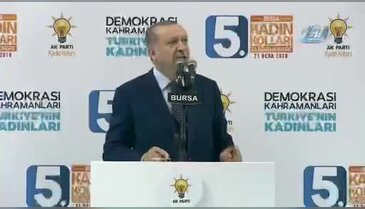 Cumhurbaşkanı Erdoğan Bursa İl Kadın Kolları Kongresi'nde konuştu - 2