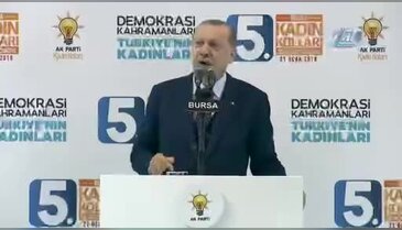 Cumhurbaşkanı Erdoğan Bursa İl Kadın Kolları Kongresi'nde konuştu - 3