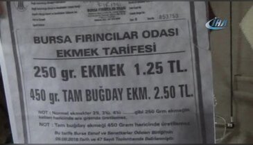 Bursa'da fırıncılar zam yerine ekmeğin gramajını düşürmek istiyor
