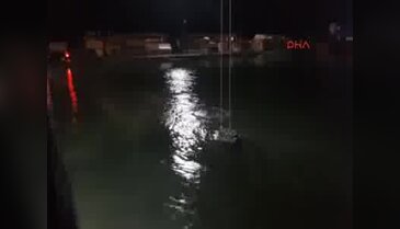 Polis otosu denize düştü! 1 polis kayıp, 1 polis yaralı