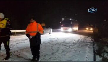 Çanakkale-Balıkesir karayolu trafiğe kapandı