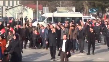 Bursa İnegöllülerden Mehmetçiğe destek yürüyüşü